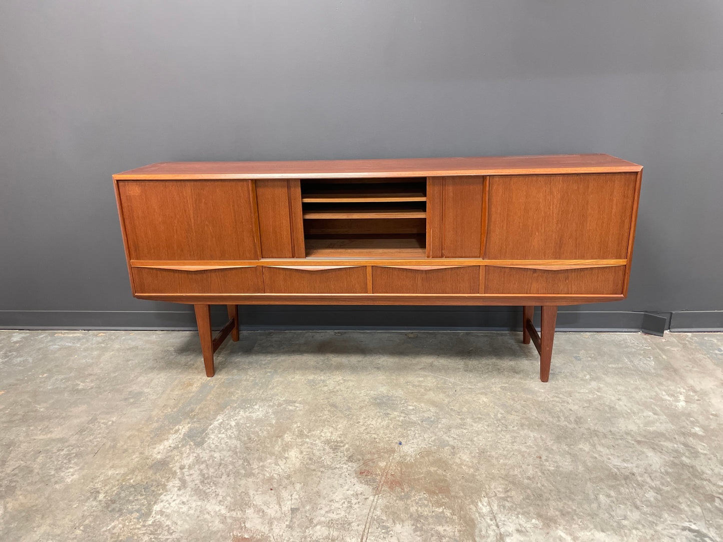 E.W. Bach Teak Credenza