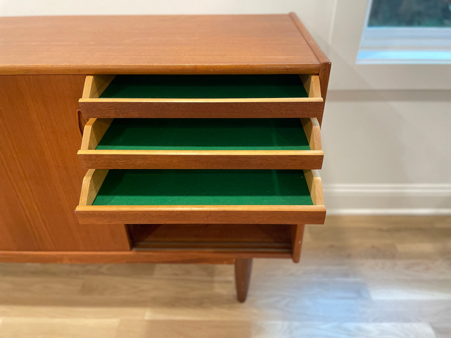 Danish Teak Credenza